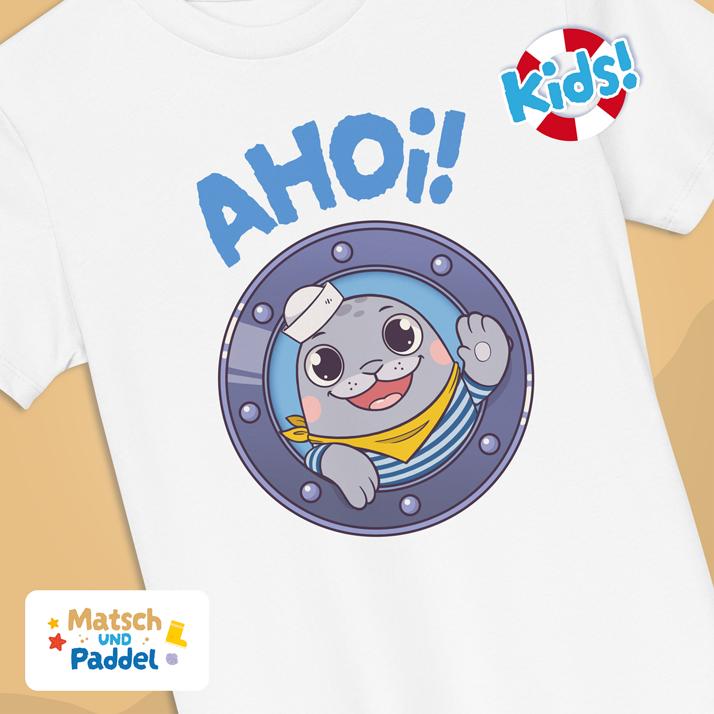 Children's T-Shirt "Ahoi!" (organic cotton)