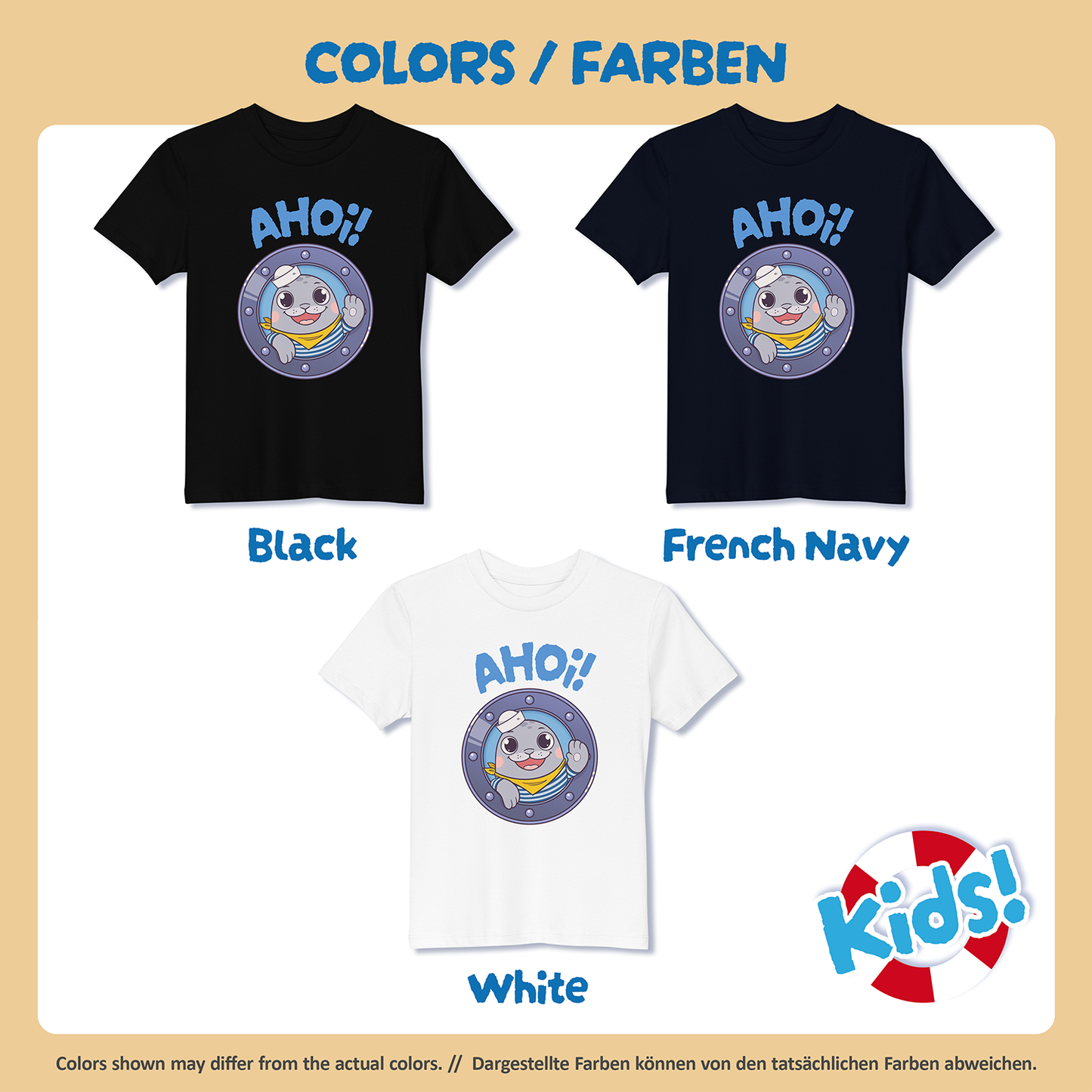 Children's T-Shirt "Ahoi!" (organic cotton)