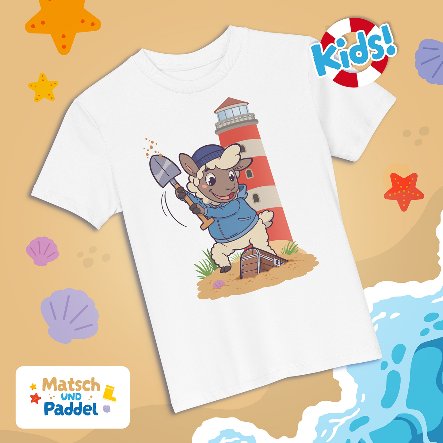 Kinder T-Shirt "Schatzsuche" (Bio-Baumwolle)