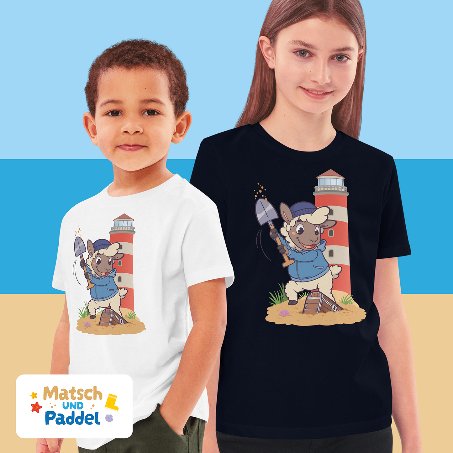 Kinder T-Shirt "Schatzsuche" (Bio-Baumwolle)