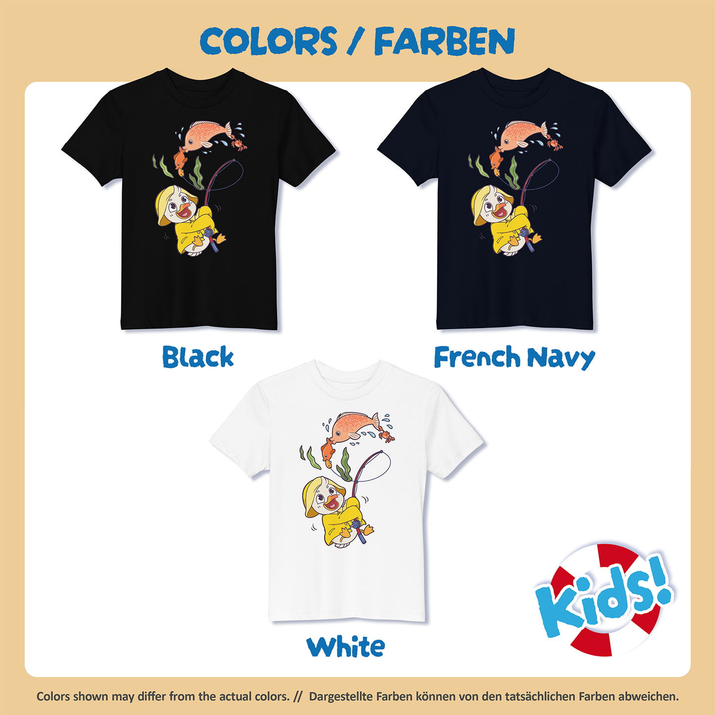 Children's T-Shirt "Fishing" (organic cotton)