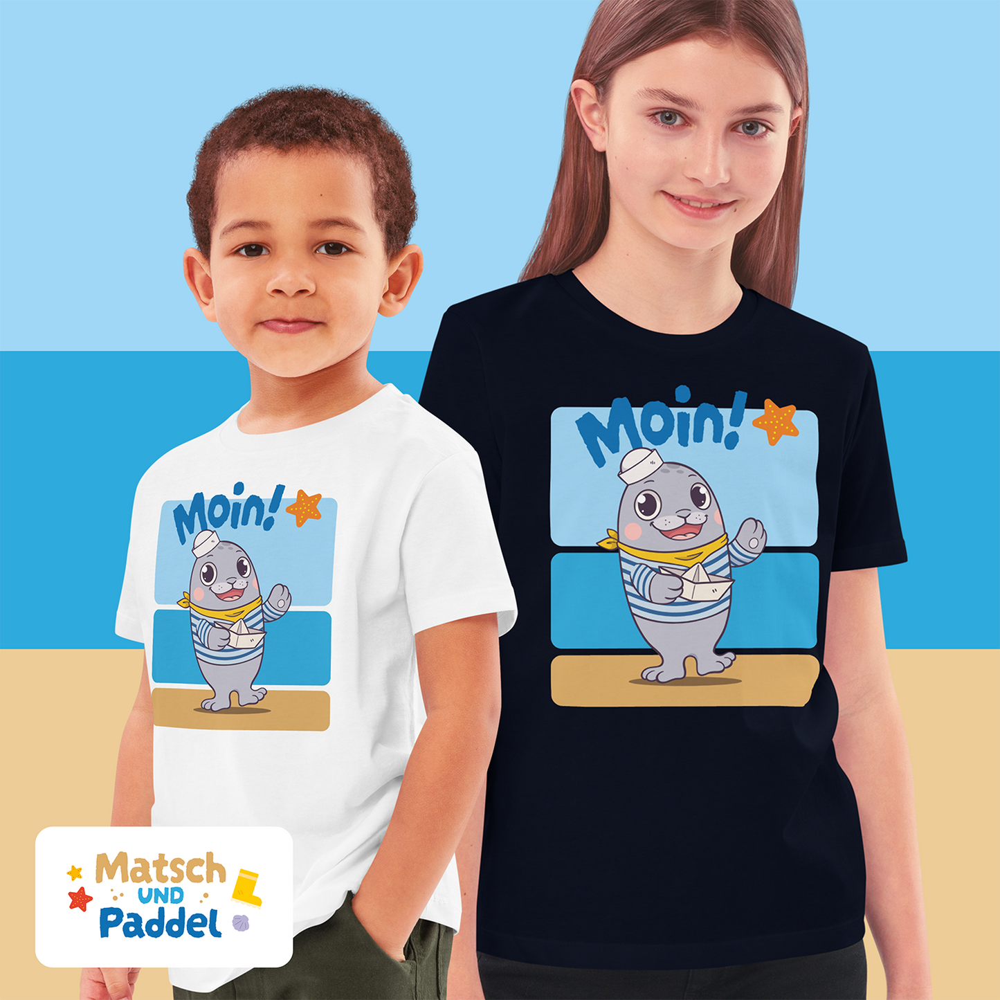 Children's T-Shirt "Moin!" (organic cotton)