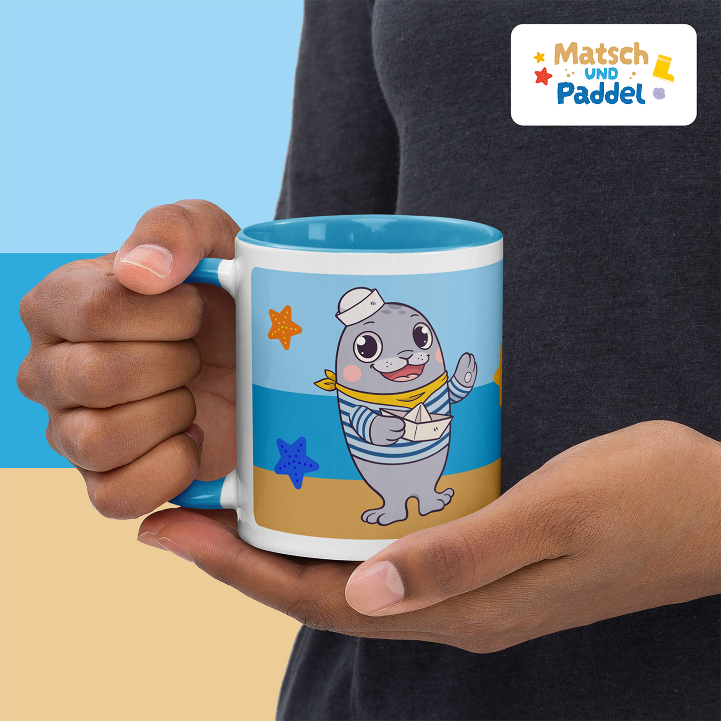 Mug "Moin Moin!" (with colored inside)