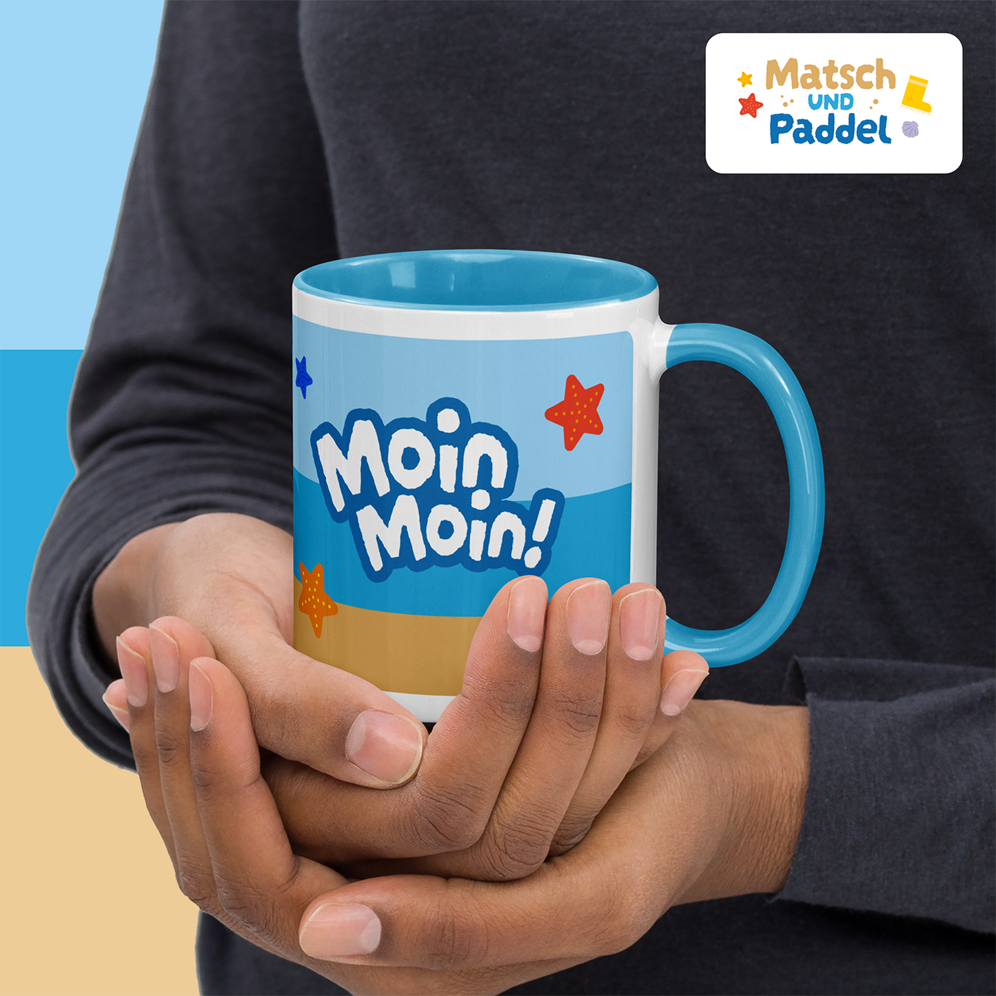 Mug "Moin Moin!" (with colored inside)