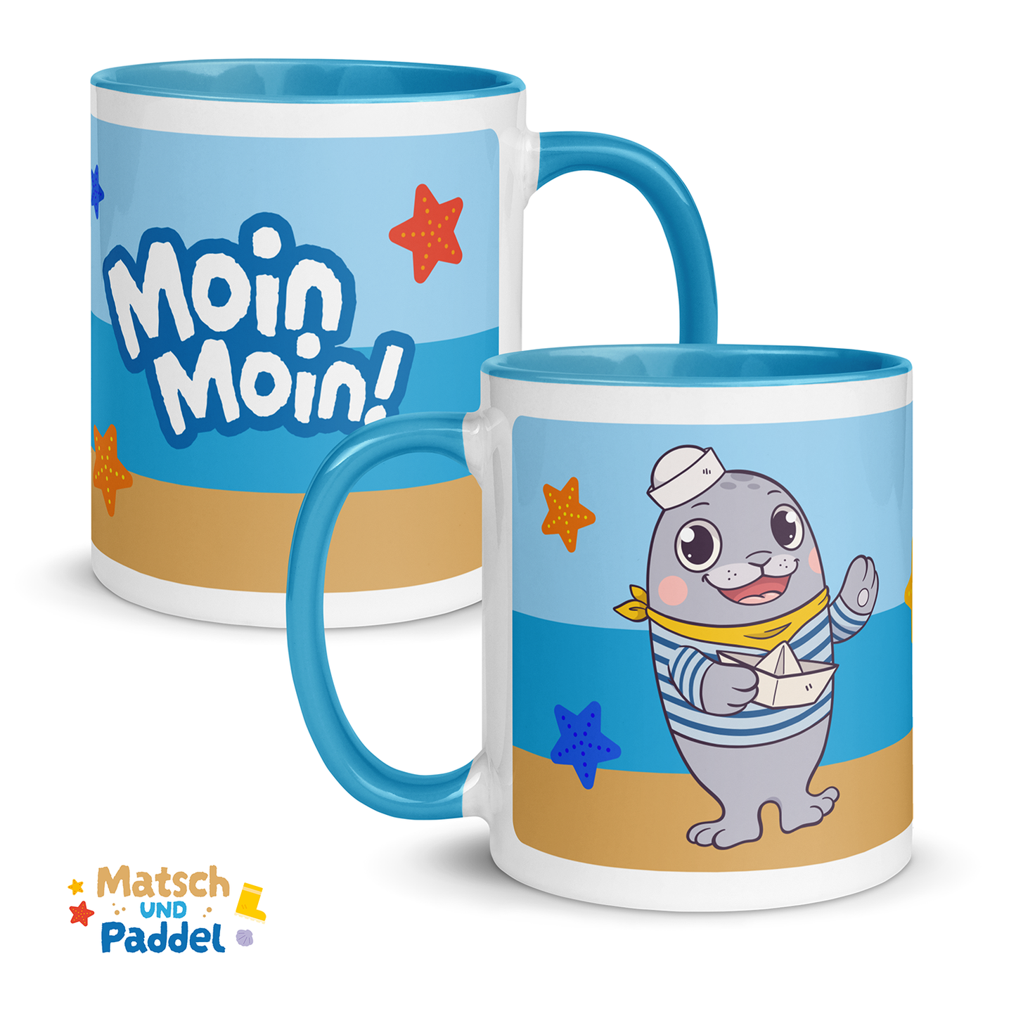 Mug "Moin Moin!" (with colored inside)