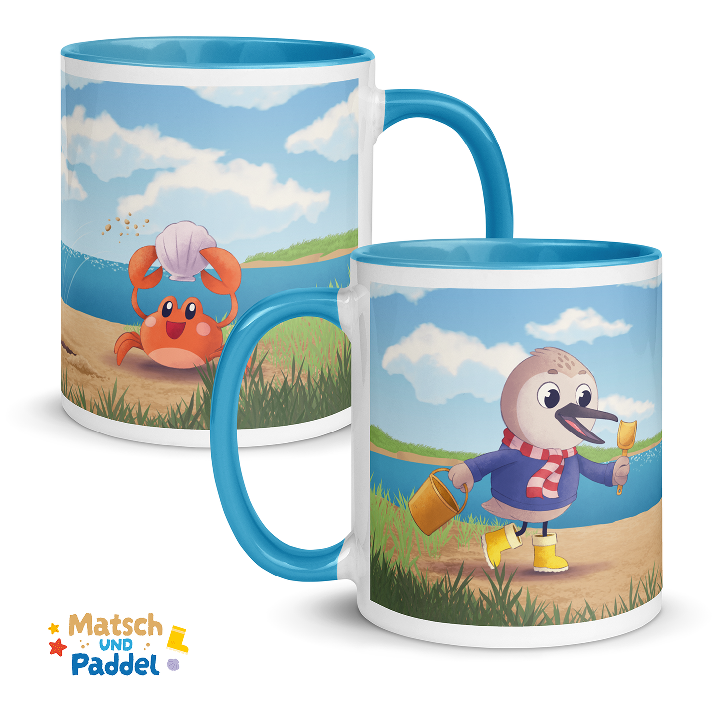 Mug "Searching Shells" (with colored inside)