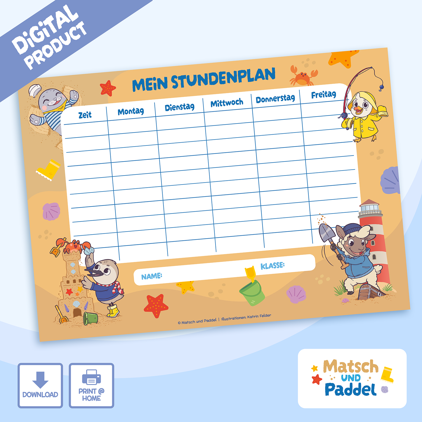 Timetable "Mud and Paddle" Motif 3 [DOWNLOAD]