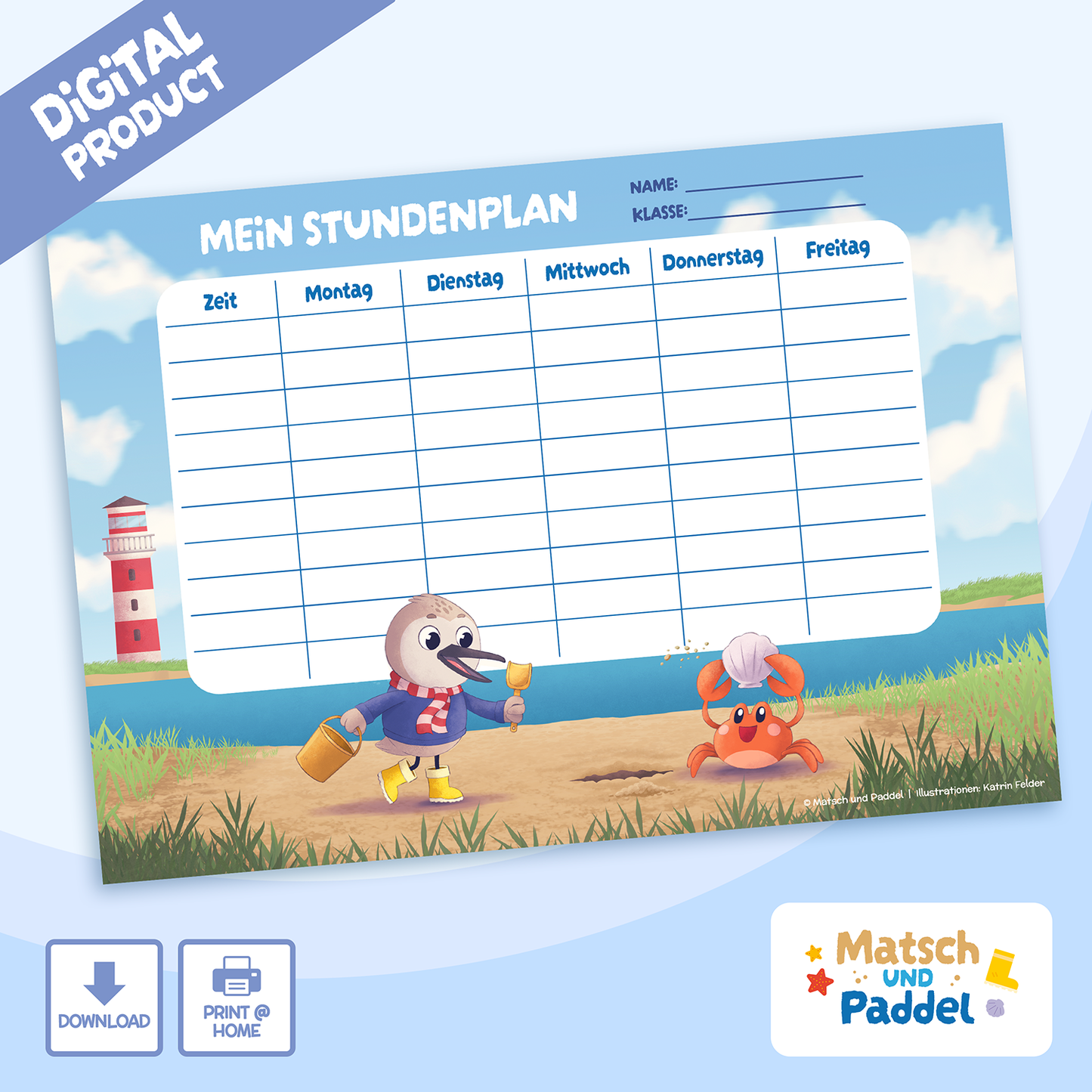 Timetable "Mud and Paddle" Motif 4 [DOWNLOAD]