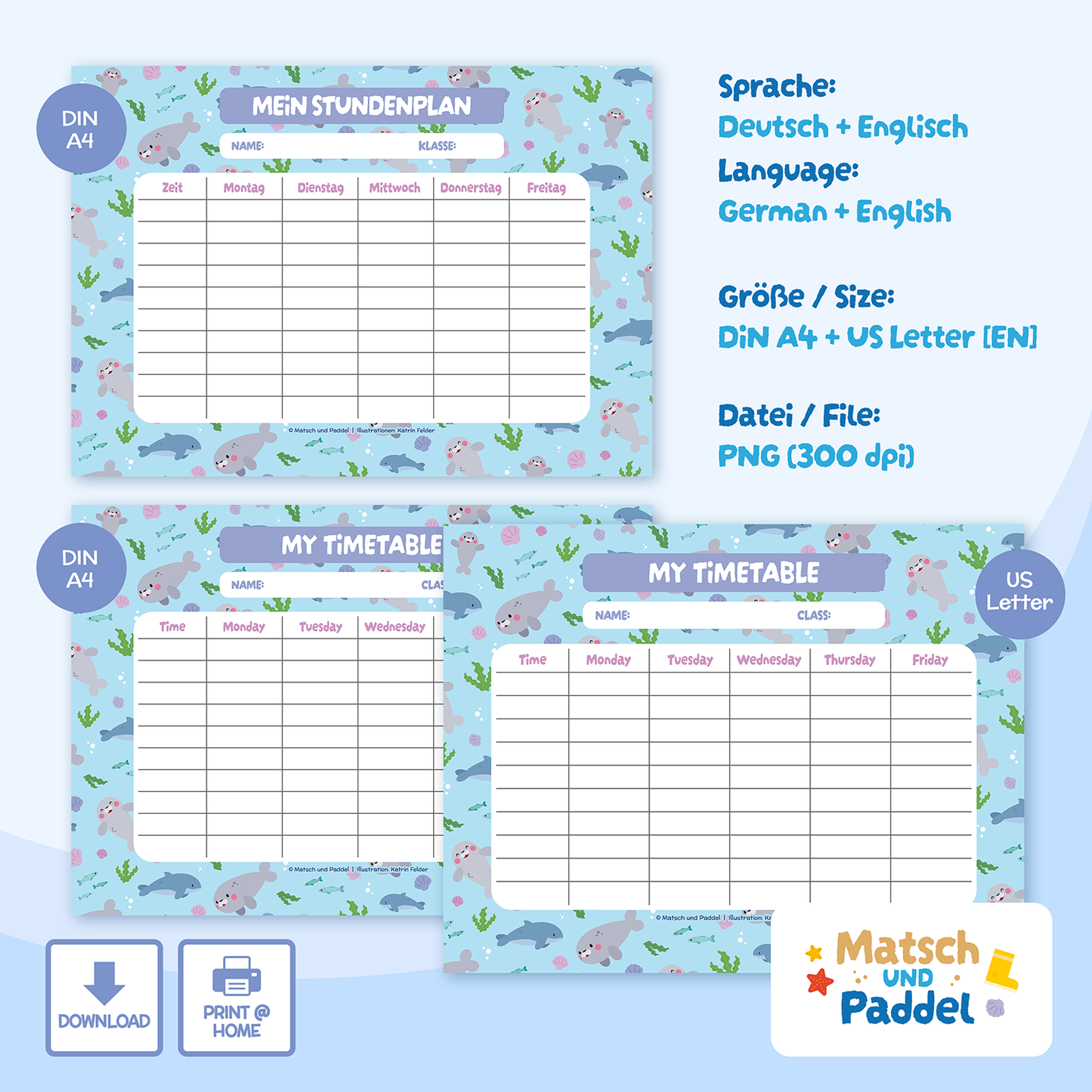 Timetable "Mud and Paddle" Motif 8 [DOWNLOAD]