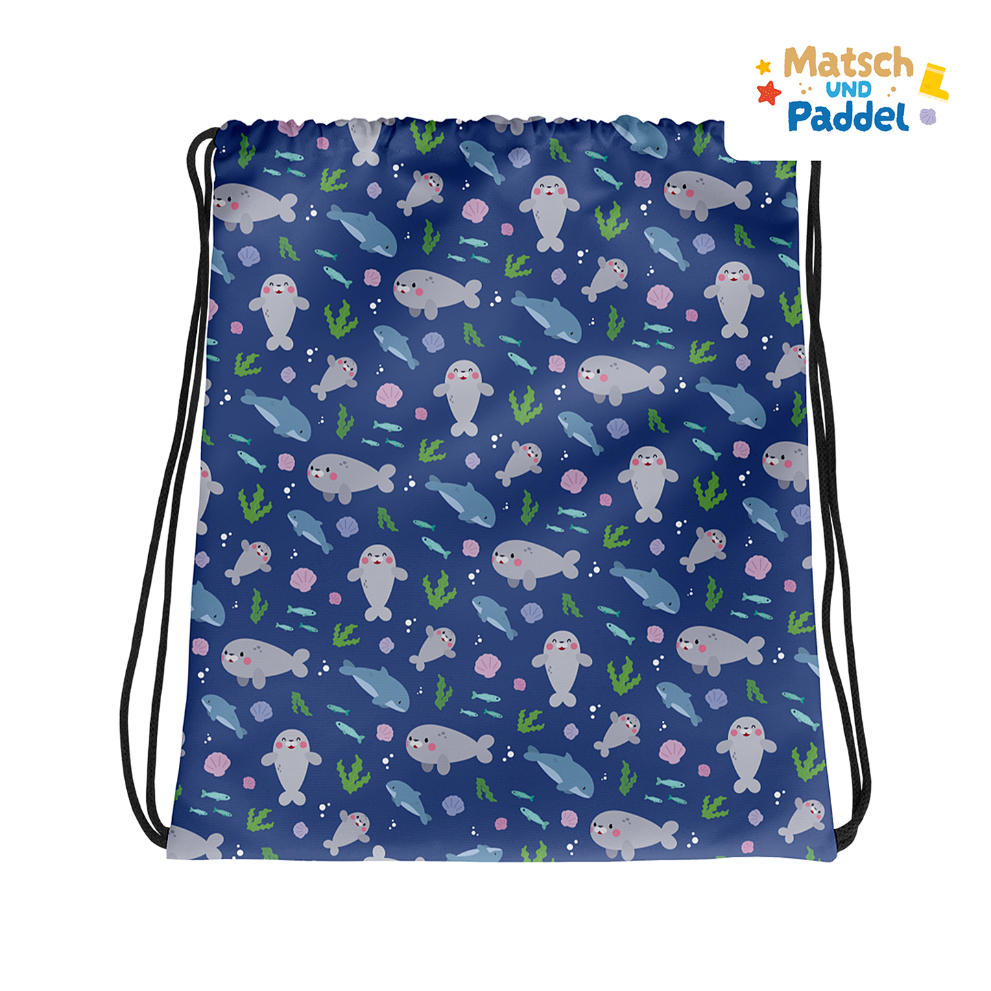 Drawstring bag "Underwater" (Dark)