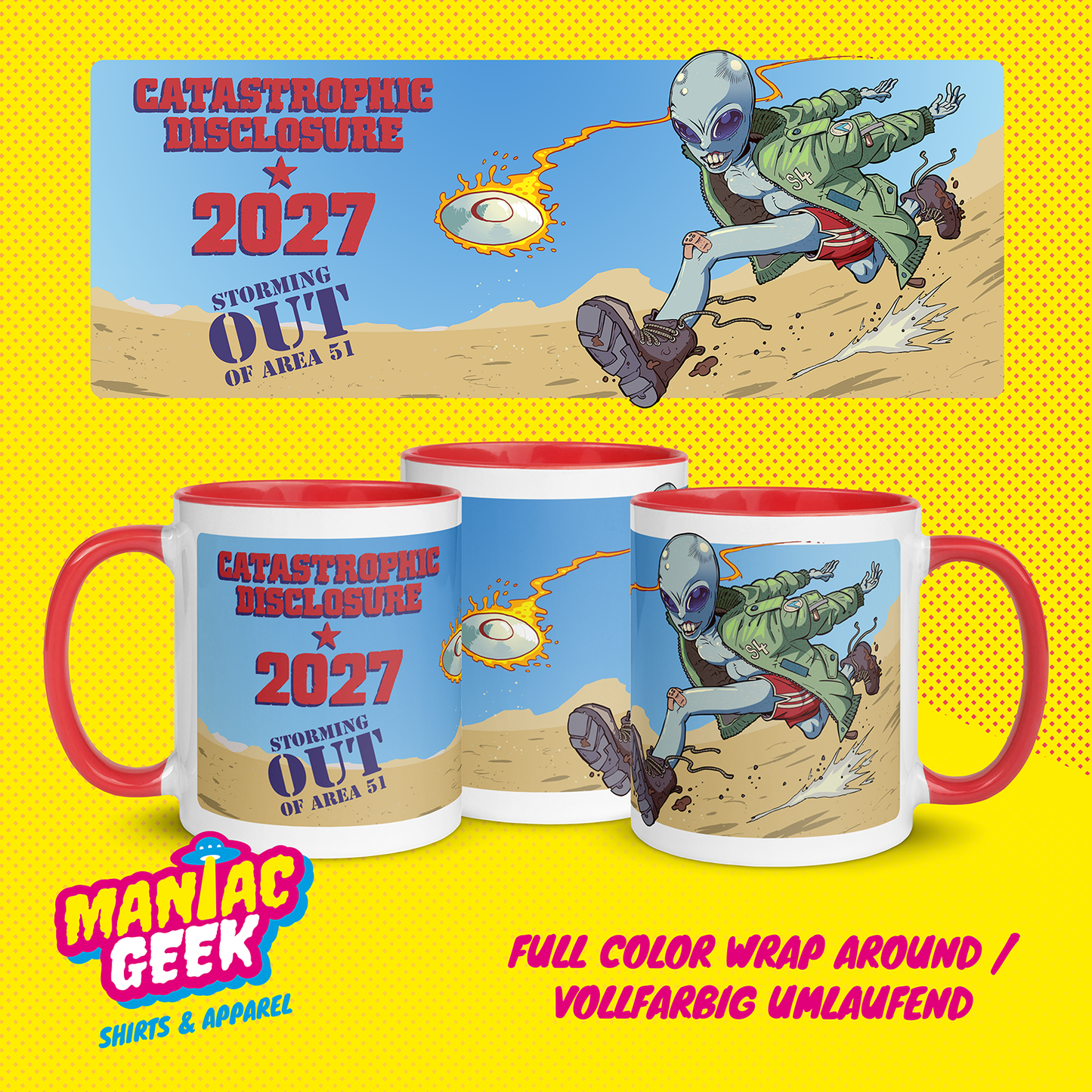 Mug "Disclosure Run" (with colored inside)