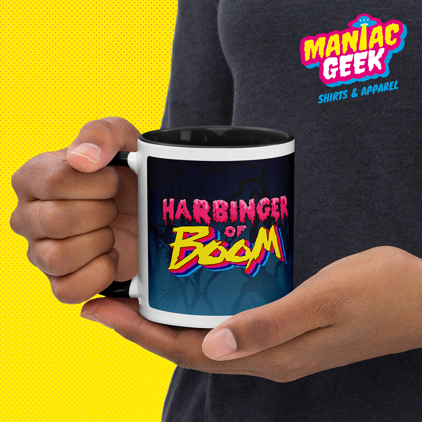 Tasse "Harbinger of Boom" (mit farbiger Innenseite)