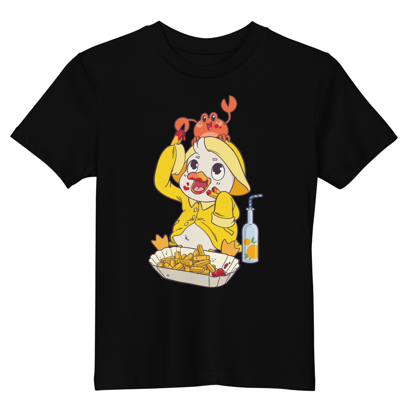 Kinder T-Shirt "Fast Food" (Bio-Baumwolle)