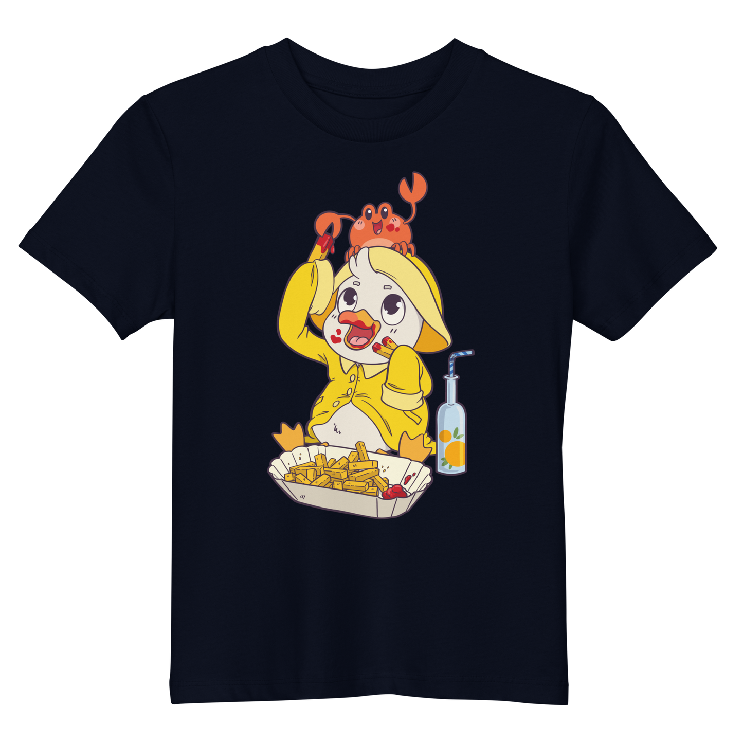 Kinder T-Shirt "Fast Food" (Bio-Baumwolle)