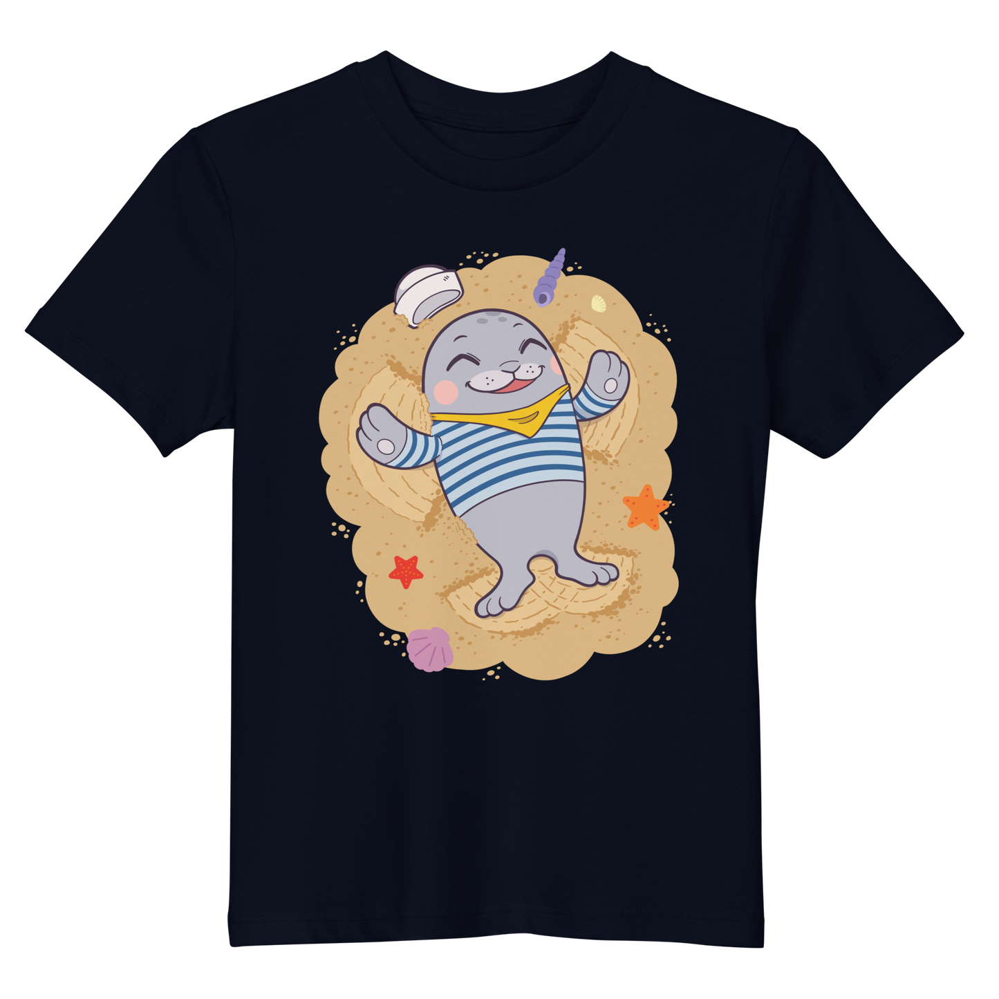 Kinder T-Shirt "Strandengel" (Bio-Baumwolle)