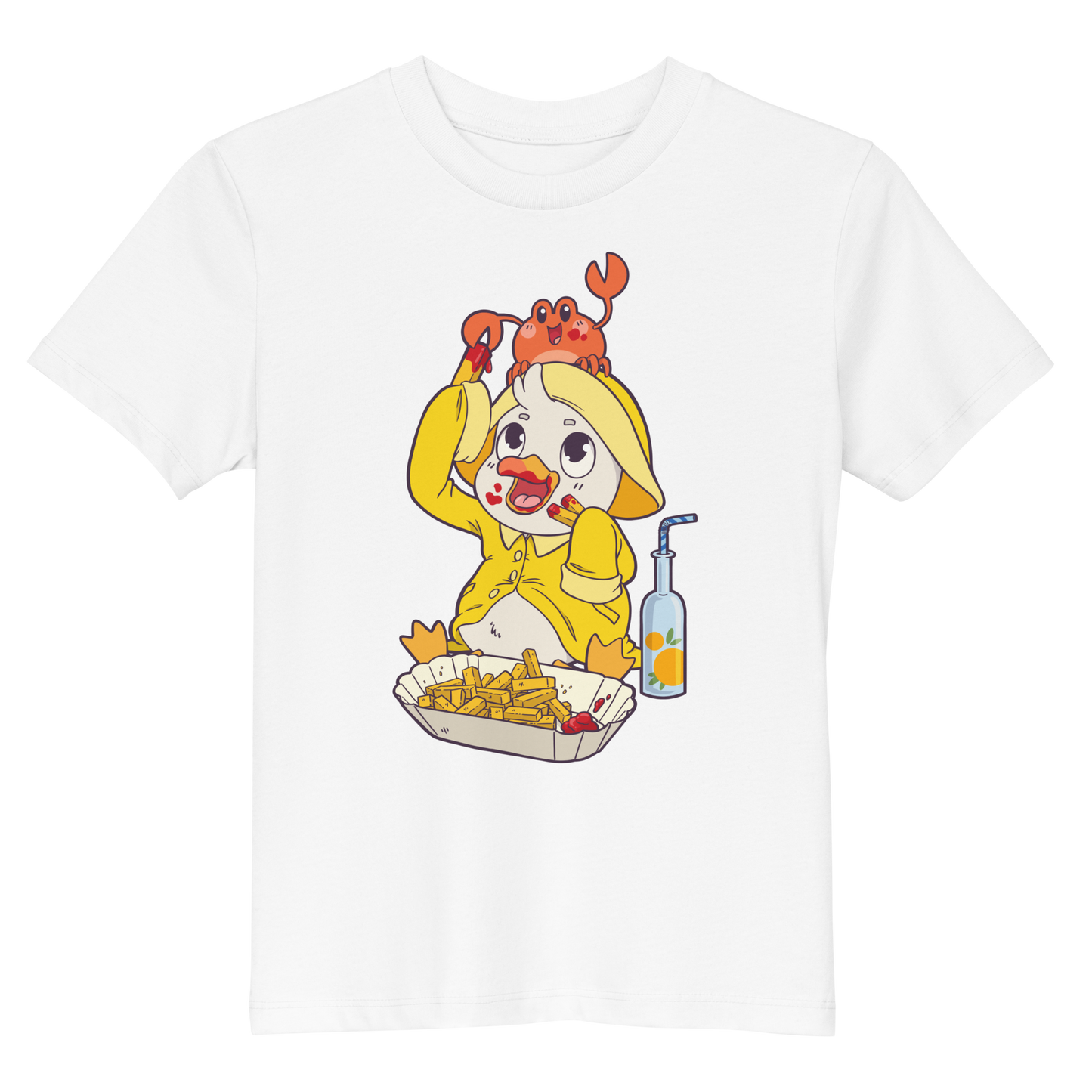 Kinder T-Shirt "Fast Food" (Bio-Baumwolle)